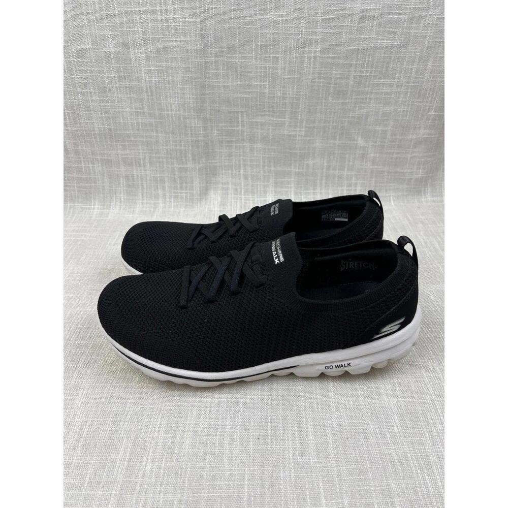 Skechers GOwalk‎ Black Knit Walking Sneakers Size 11